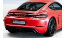 بورش كايمان 718 GTS 4.0L A/T 2018 Porsche Cayman GTS, 2026 Porsche Warranty, Full Service History, Low KMs, GCC