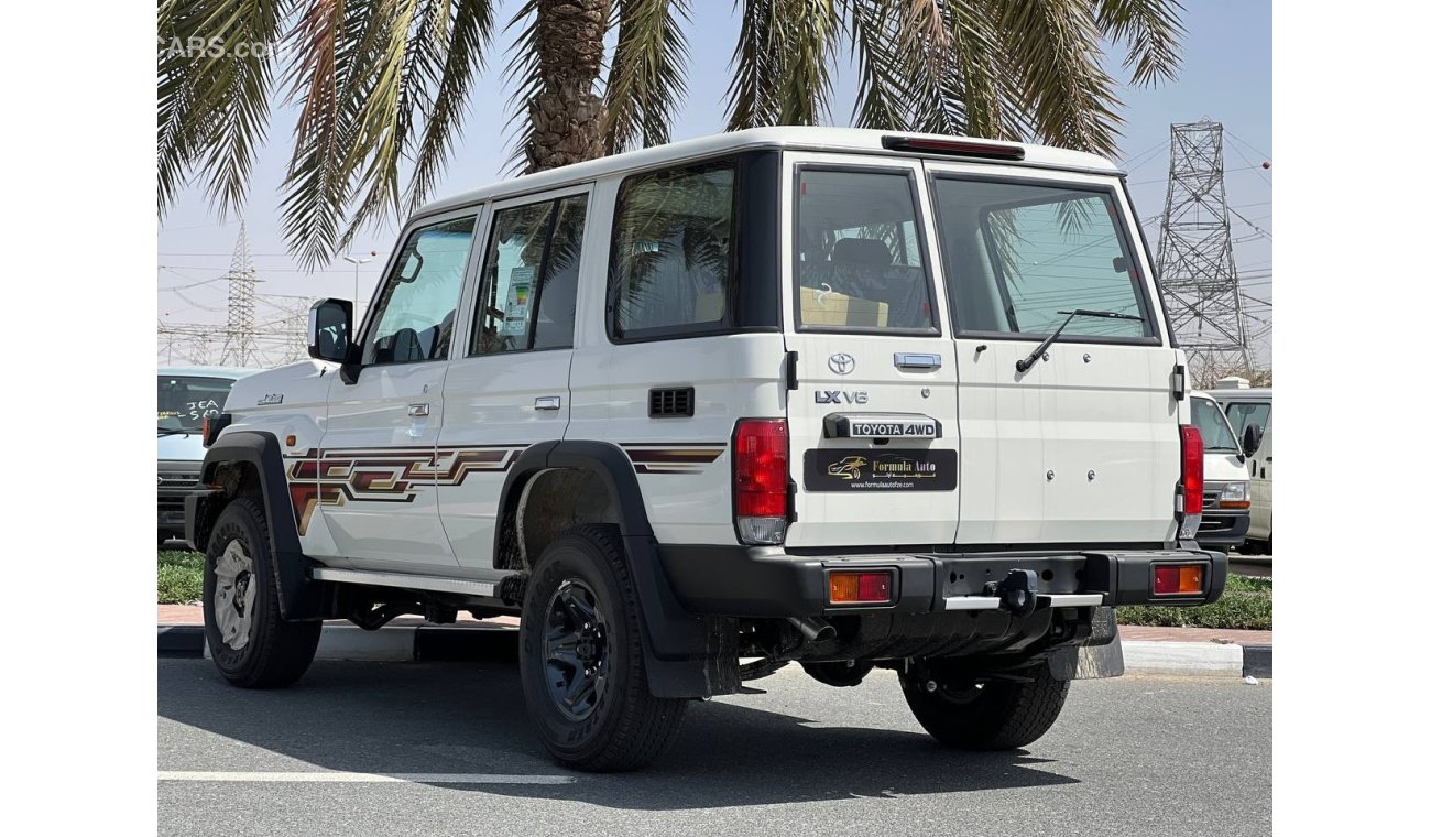 Toyota Land Cruiser Hard Top LC76 4.0L PTR M/T // 2024 // HIGH OPTION WITH DVD & BACK CAMERA , POWER WINDOWS , COOL BOX // SPECIA