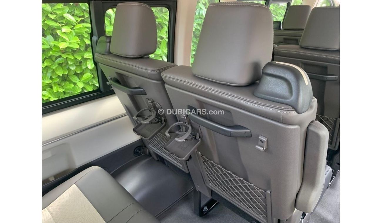 تويوتا هاياس 2024 Toyota Hiace GL 14-Seater High-Roof Full-Option 2.8L 4-Cyl Diesel M/T RWD Only For Export