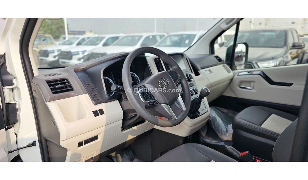 تويوتا هاياس 2025 Toyota Hiace 3.5L V6 Petrol Manual full option  with 3 point seat belt, Leather Seats, Rear Hea