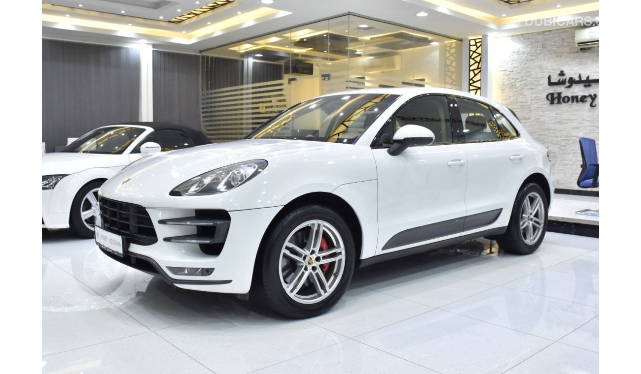 بورش ماكان T EXCELLENT DEAL for our Porsche Macan Turbo ( 2014 Model ) in White Color GCC Specs