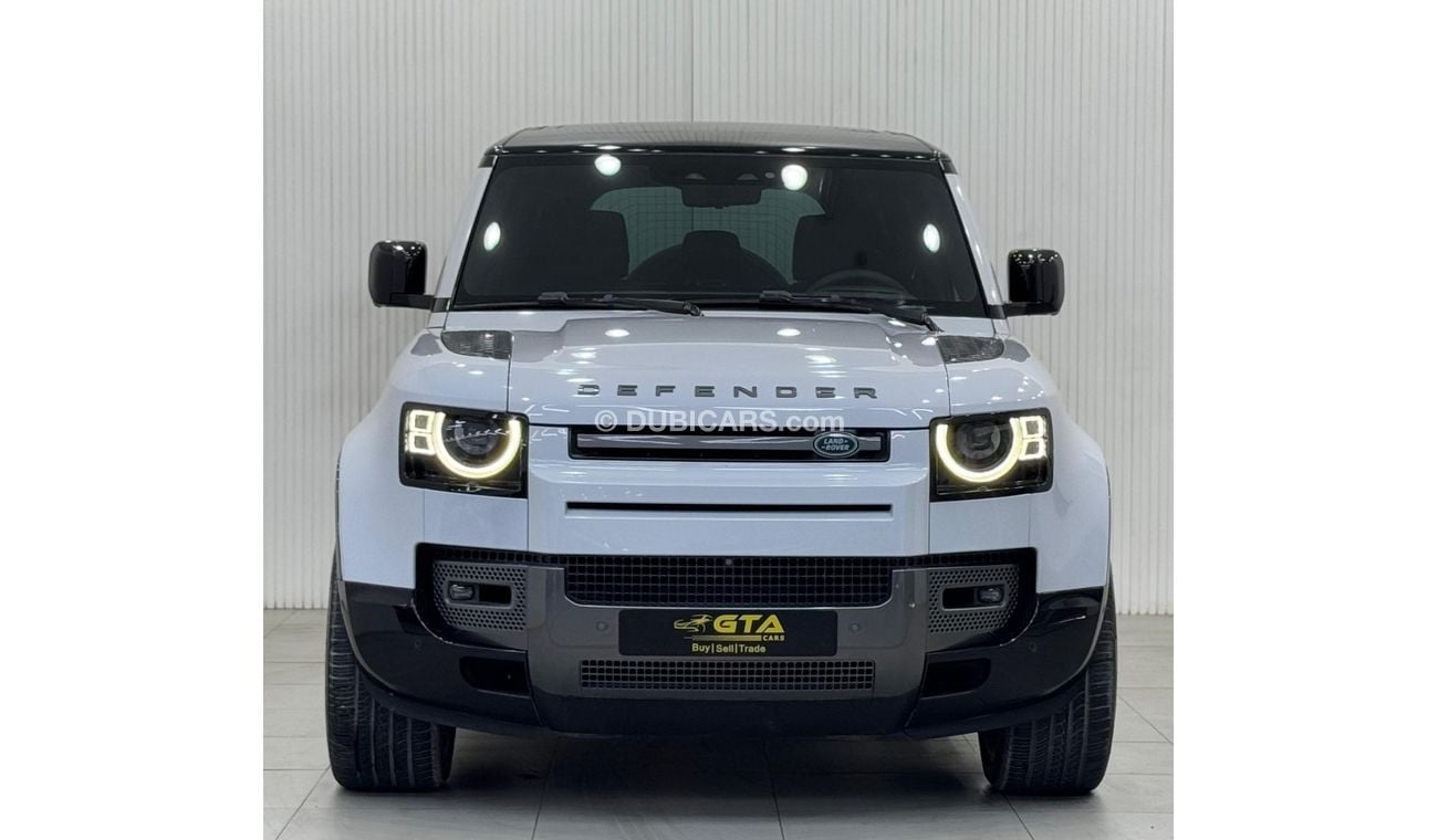 لاند روفر ديفندر P525 110 V8 2022 Land Rover Defender P525 110, 2027 Land Rover Warranty, Full Land Rover Service His