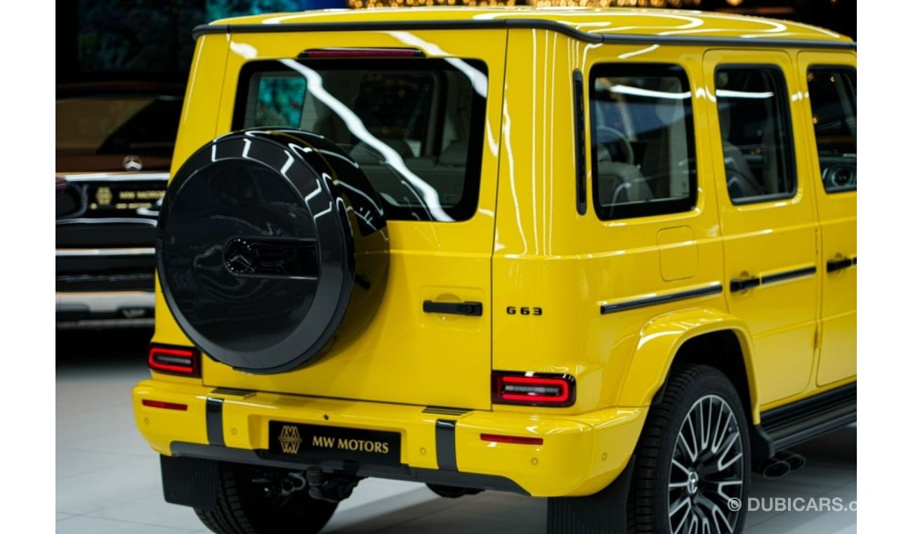 مرسيدس بنز G 63 AMG Mercedes-Benz G63 | 2025 GCC 0km | Agency Warranty | AMG | 22 Inch Rims | Double Night Package