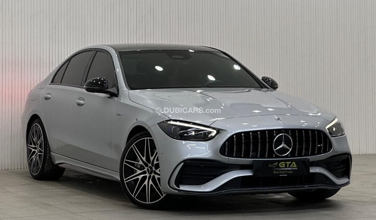 مرسيدس بنز C 43 AMG 2.0L 2023 Mercedes Benz C43 AMG 4MATIC, May 2028 Mercedes Warranty, May 2025 Mercedes Service Pack,