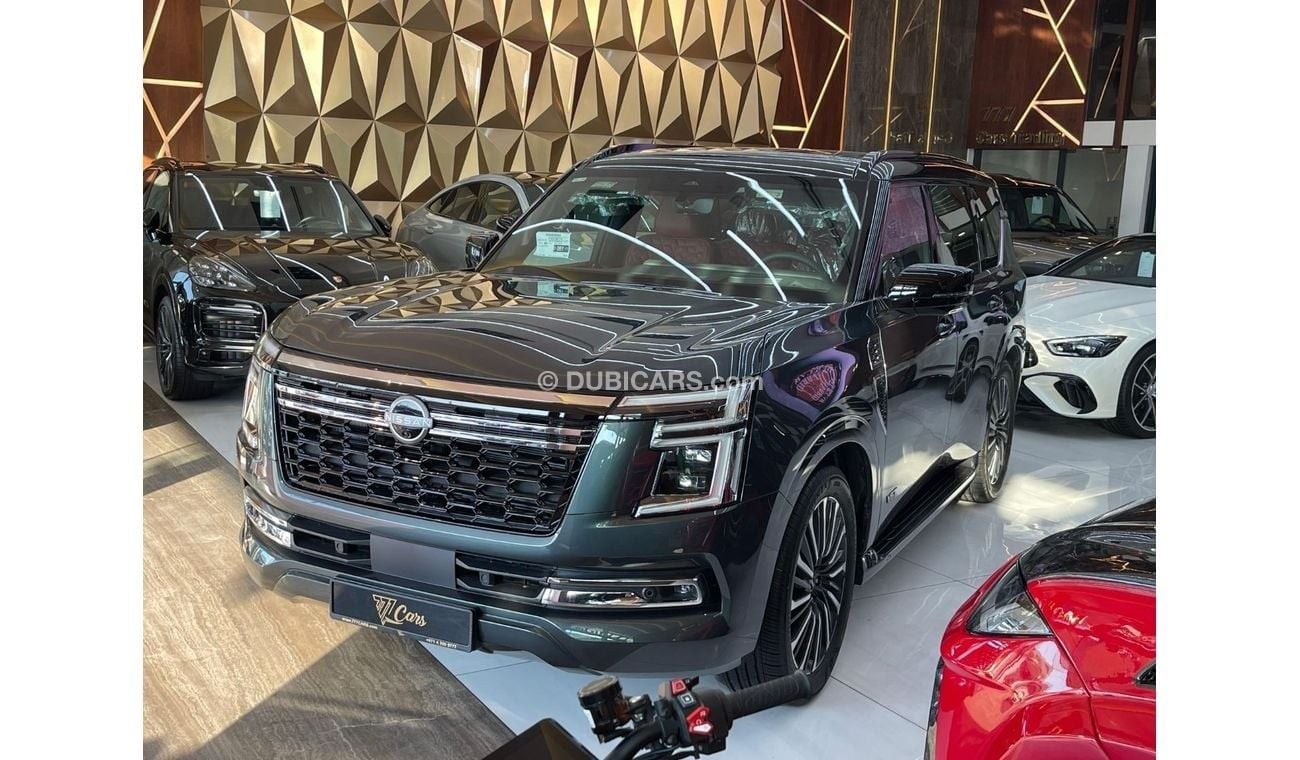 نيسان باترول PLATINIUM V6 FULL OPTION 2025 GCC DEALER WARRANTY AND SERVICES