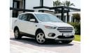 Ford Escape SE AED 460 P.M | FORD ESCAPE | 2.5L I4 | GCC SPECS | WELL MAINTAINED