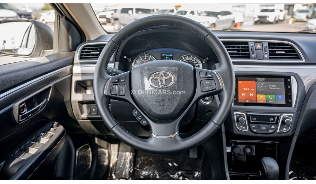 تويوتا بيلتا 2023 TOYOTA BELTA 1.5L PETROL - WHITE: CRUISE CONTROL, LEATHER SEATS, PUSH START