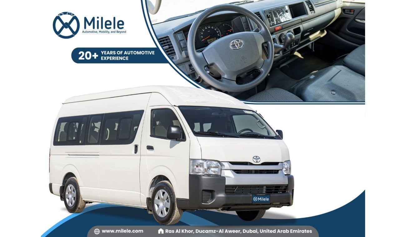 Toyota Hiace HR 2.5L DIESEL 15-SEATER: FABRIC SEATS, MANUAL A/C, POWER FRONT WINDOWS