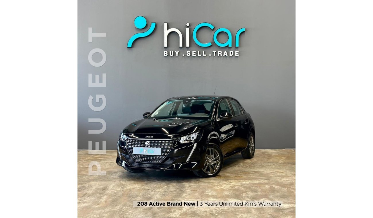 Peugeot 208 AED 1,157pm • 0% Downpayment • Active + • 3 Years Warranty!