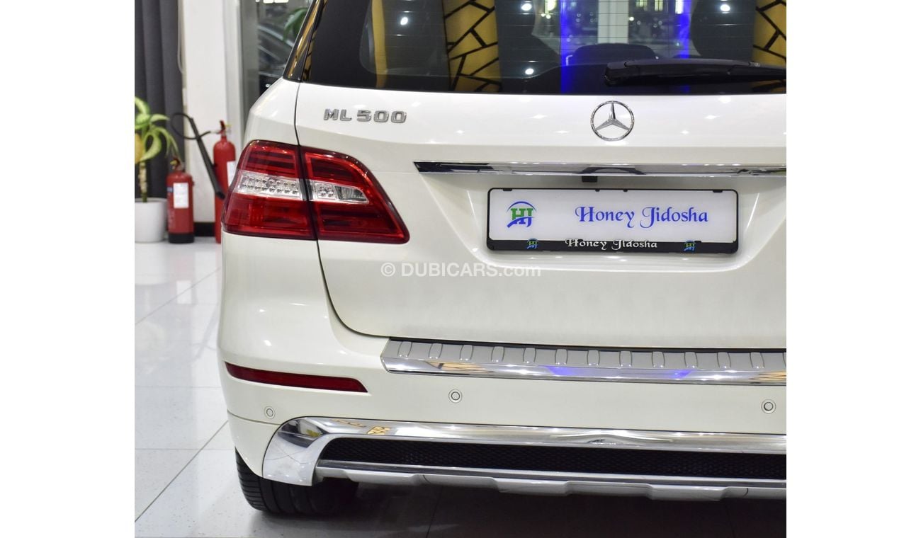 مرسيدس بنز ML 500 EXCELLENT DEAL for our Mercedes Benz ML500 4Matic ( 2013 Model ) in White Color GCC Specs