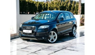 Audi Q7 AED 1,120PM | AUDI Q7  S-LINE 3.0 | SUPERCHARGED FULL OPTION | GCC | 0% DOWNPAYMENT