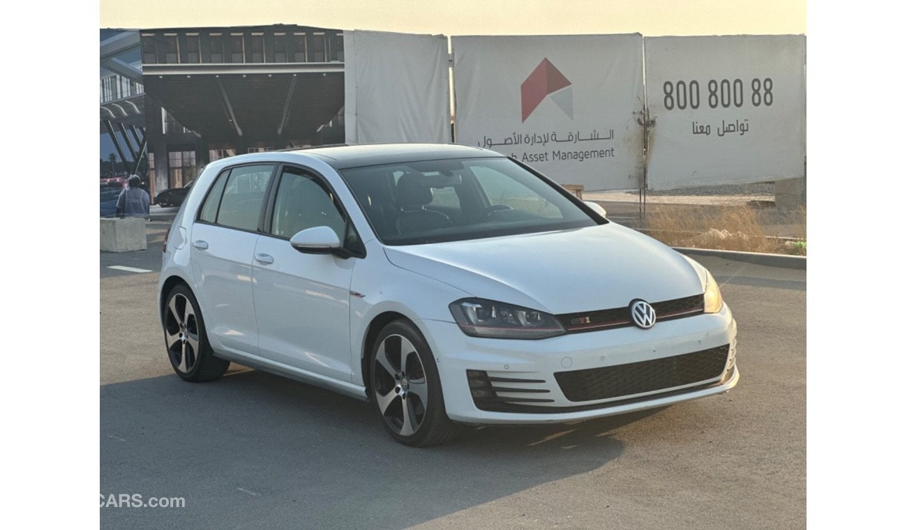 Volkswagen Golf GTI MODEL 2016 GCC CAR PERFECT CONDITION INSIDE AND OUTSIDE FULL OPTION PANORAMIC ROOF LEATHER SEATS