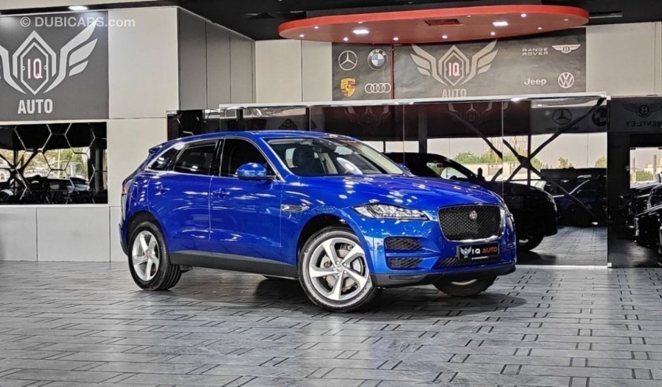 جاكوار F-Pace AED 1,500 P.M | 2019 JAGUAR F-PACE  PRESTIGE 25T AWD | GCC | UNDER WARRANTY | FULLY LOADED