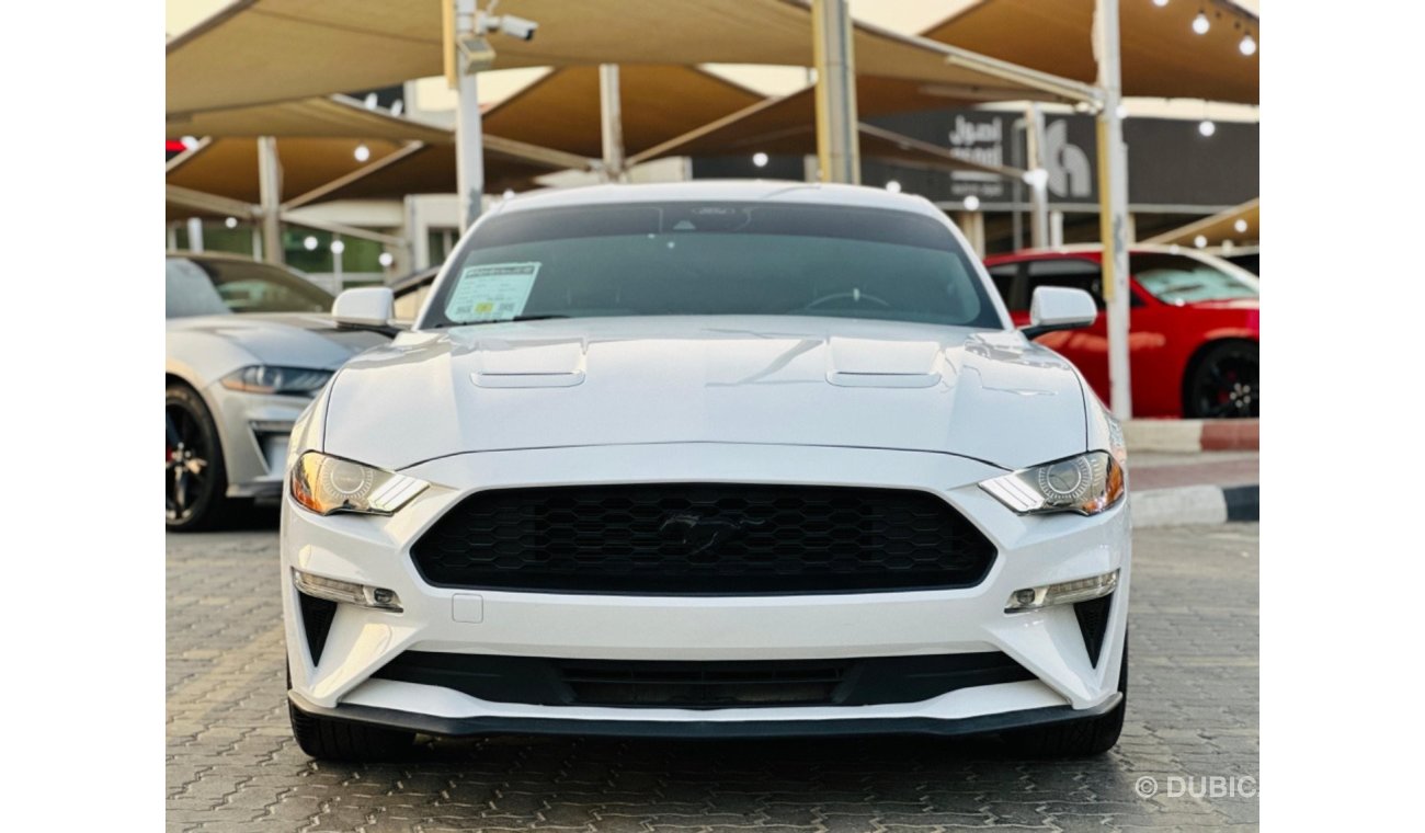 Ford Mustang EcoBoost MONTHLY 1180/- AED | 0% DP | Blind Spot | Touch Screen | Leather Seats | Paddle Shifters | 