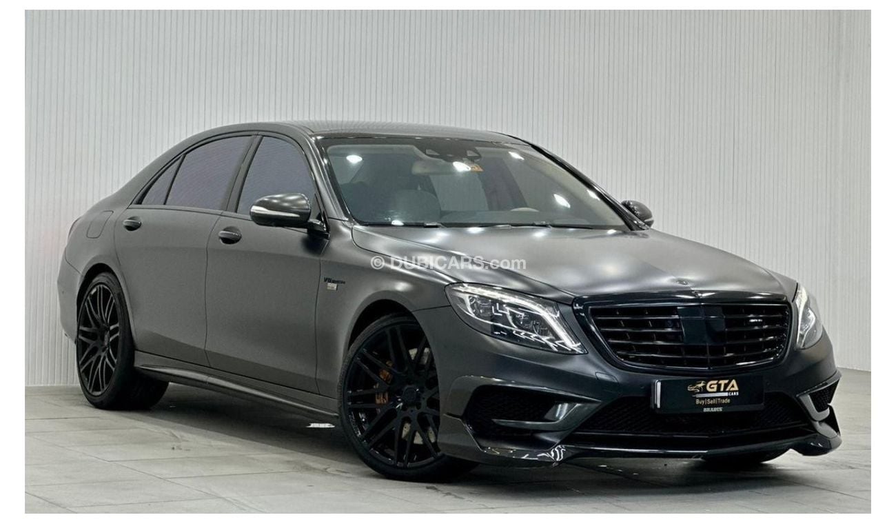 Mercedes-Benz S 63 AMG Std 2015 Mercedes Brabus S63 AMG 4MATIC, 1 Of 1, Full Service History, Fully Loaded, GCC