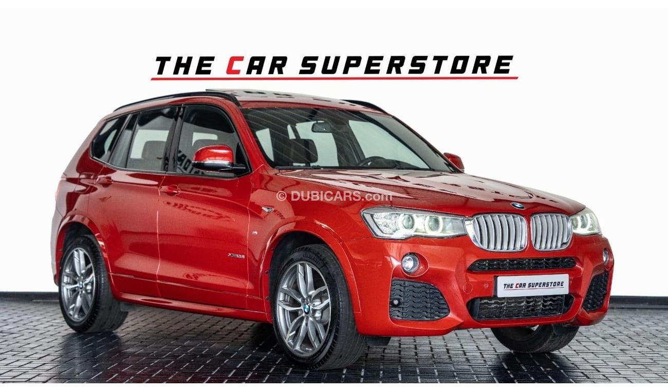 BMW X3 2016 - BMW X3 2.0I - GCC - IMMACULATE CAR - FULL SERVICE HISTORY WITH AGENCY - 1 YEAR WARRANTY