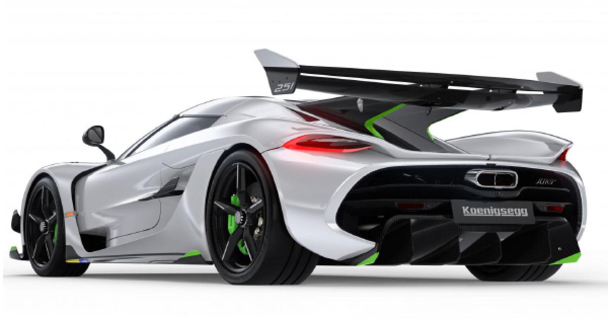 Koenigsegg Jesko exterior - Rear Right Angled