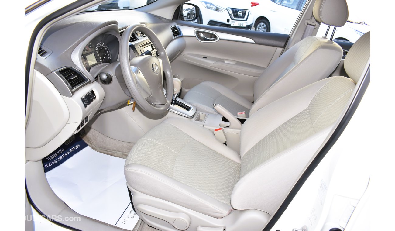 Nissan Sentra AED 639 PM | 1.6L S GCC DEALER WARRANTY
