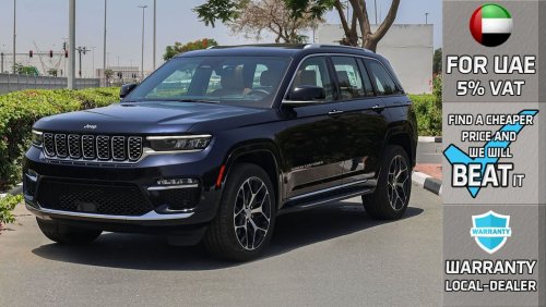 Jeep Grand Cherokee Summit Reserve Luxury V6 3.6L , 2023 GCC , 0Km , With 3 Yrs or 60K Km Warranty @Official Dealer