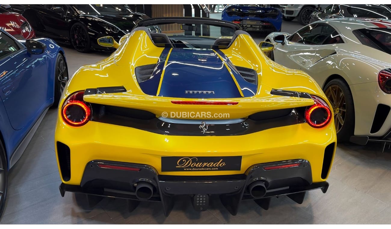 فيراري 488 Pista Spider | 2020 | Giallo Modena | Full Carbon Fiber | 720 HP