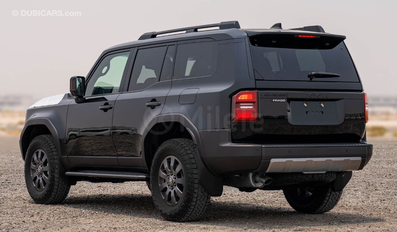 تويوتا برادو RHD 250 WX 2.8L DIESEL ADVENTURE: BLACK - NEW SHAPE (EXPORT ONLY)