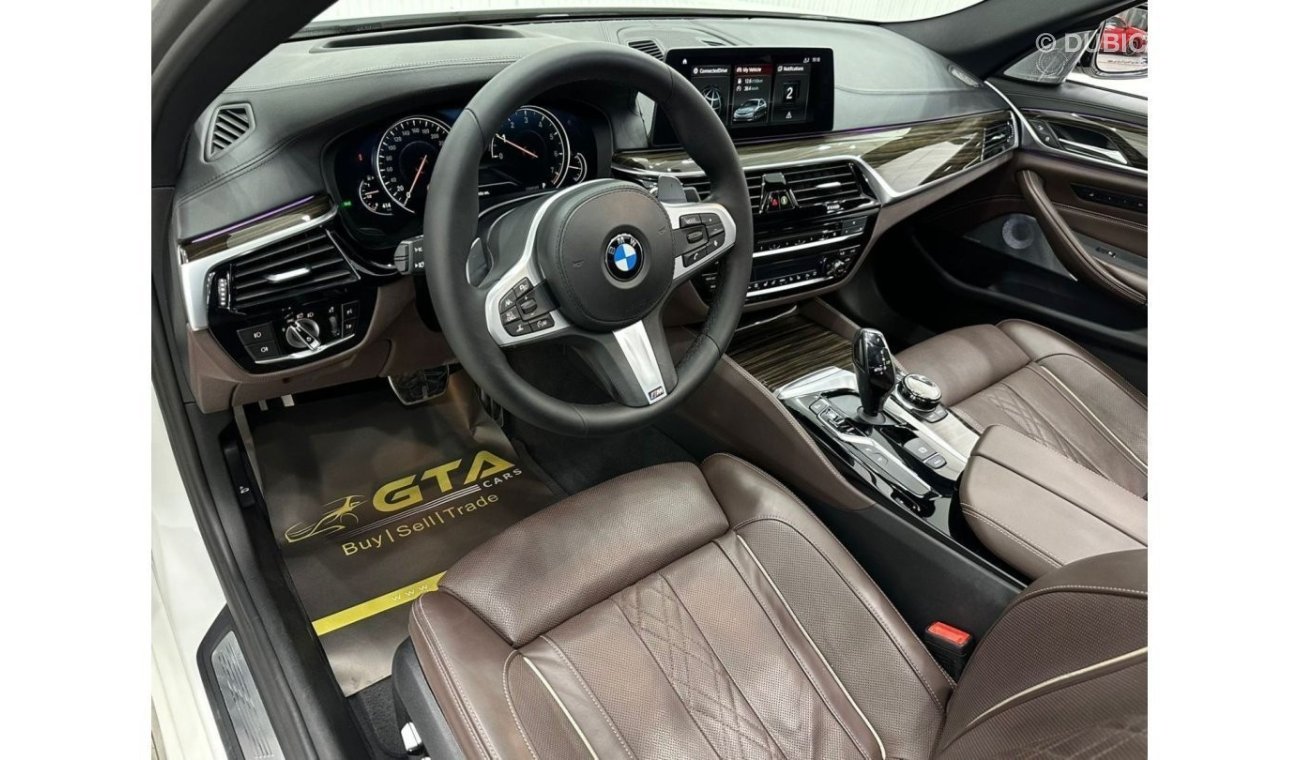 بي أم دبليو 540i M سبورت 2018 BMW 540i M-Sport, Warranty, Full BMW Service History, Full Options, GCC