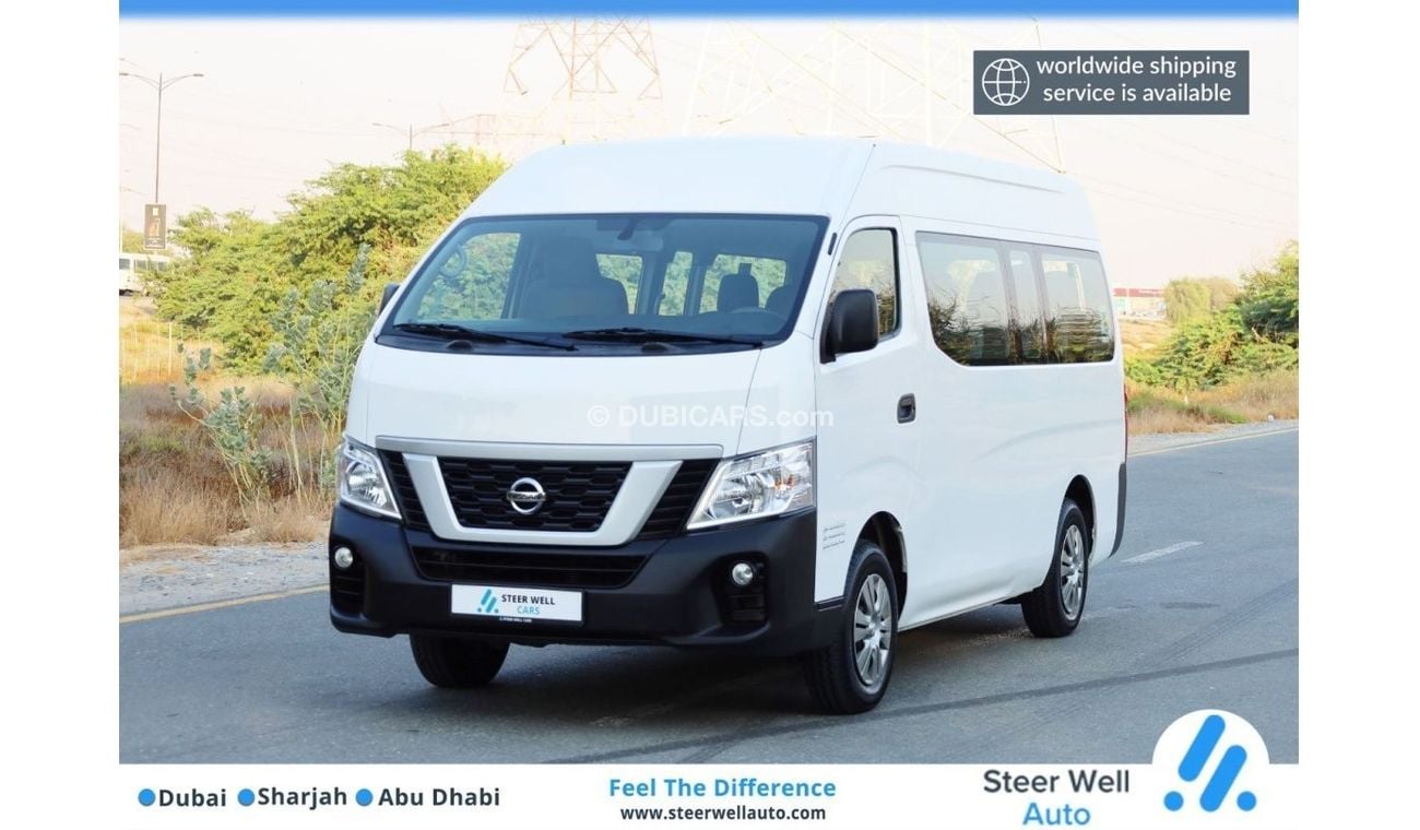 Nissan Urvan Std / 13 High Back Seats / Passenger Van 2020 / MT Petrol / GCC / Ready to Drive