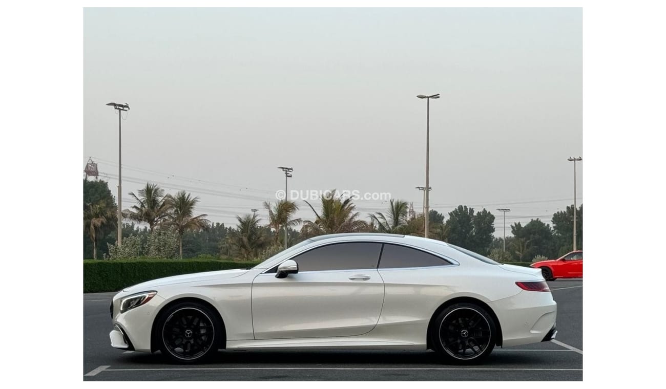 مرسيدس بنز S 550 كوبيه 2600 Monthly payment / S550 2017 / full option / Canadian spece