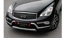 إنفينيتي QX50 | 1,469 P.M  | 0% Downpayment | Under Warranty | Great Condition!