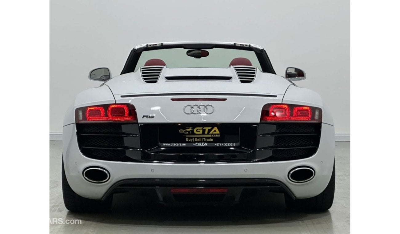 أودي R8 2012 Audi R8 Quattro V10 Spyder, Full Service History, Very Low Kms, GCC Specs