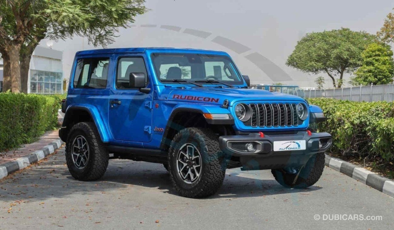 جيب رانجلر Rubicon V6 3.6L 4X4 , 2024 GCC , 0Km , With 3 Years or 60K Km Warranty @Official Dealer