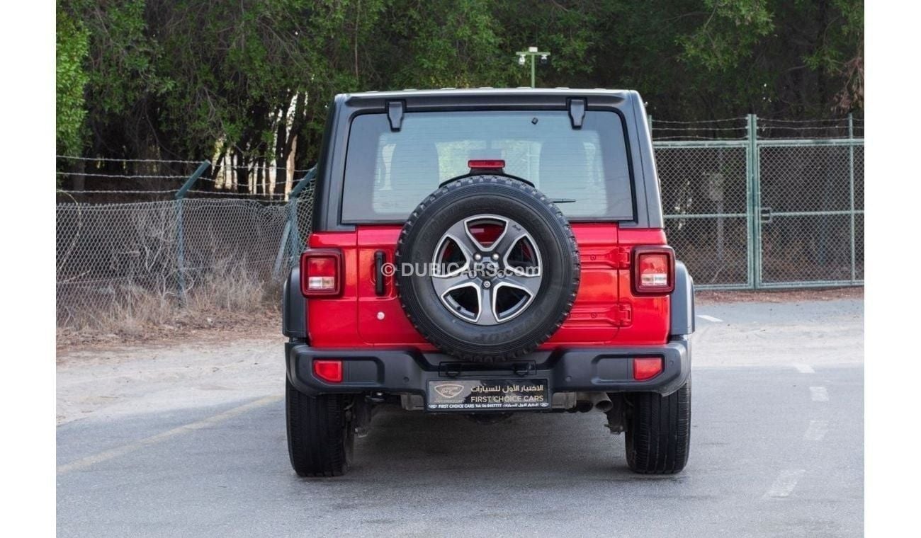 Jeep Wrangler AED 2,172/month 2019 | JEEP WRANGLER UNLIMITED | SPORT GCC | FULL JEEP SERVICE HISTORY | J55342