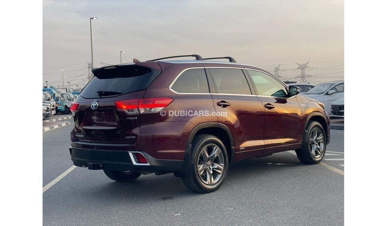 تويوتا هايلاندر 2017 Toyota Highlander Hybrid Fuel Limited Edition Full Option Panoramic View - 360* 5 CAM - 4x4 AWD