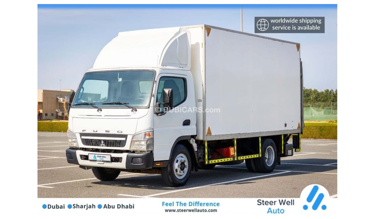 Mitsubishi Fuso 2021 Canter - Short Chassis - Dry Box with Tail Lift - Diesel M/T - GCC - Book Now!