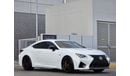 Lexus RC F Platinum 5.0L LEXUS RC-F PLATINUM 2016 GCC PERFECT CONDITION // FULL OPITION