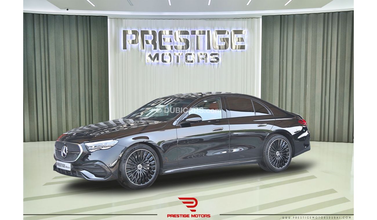 مرسيدس بنز E200 AMG NIGHT PACKAGE RWD. For Local Registration +10%