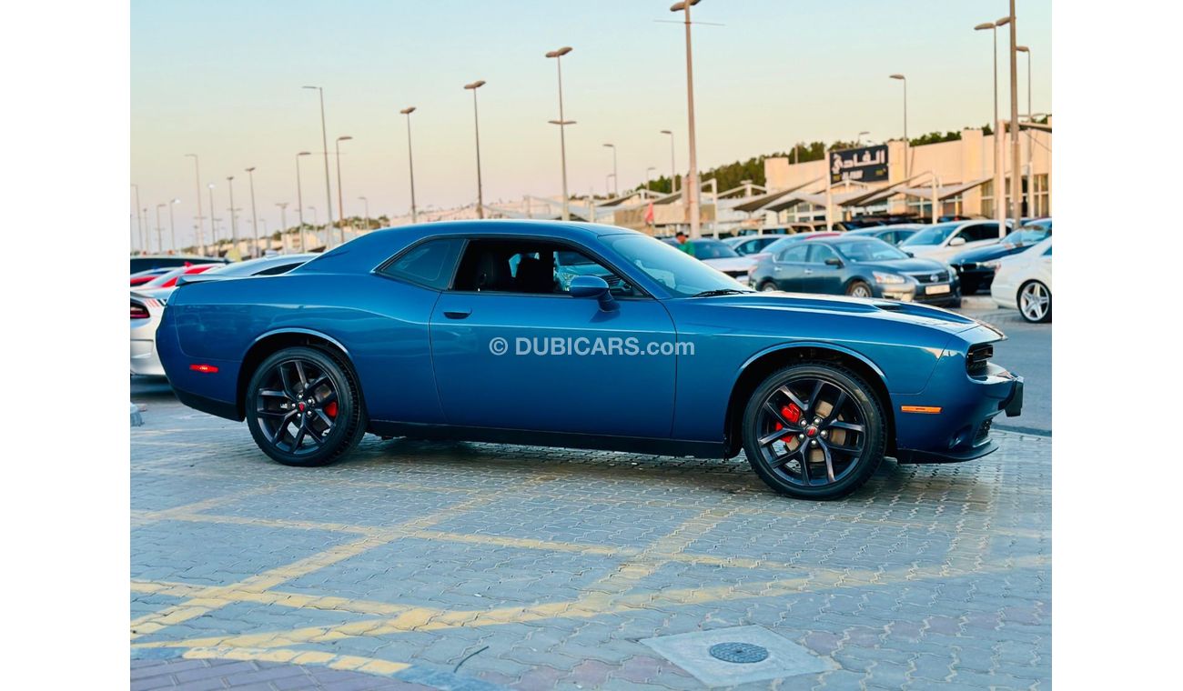 Dodge Challenger SXT 3.6L | Monthly AED 1260/- | 0% DP | Blindspot | Touch Screen | Cruise Control | # 08236