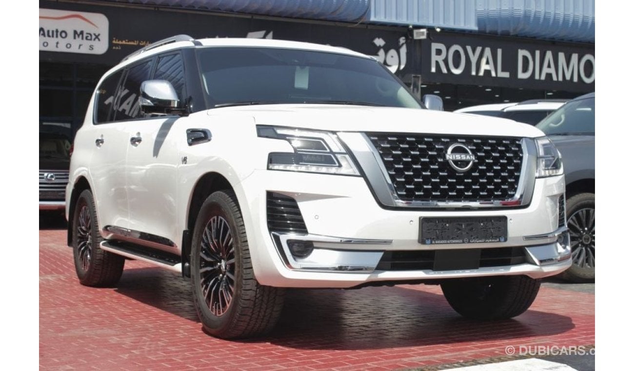 نيسان باترول V8 LE PLATINUM, GCC, UNDER WARRANTY FROM LOCAL DEALER