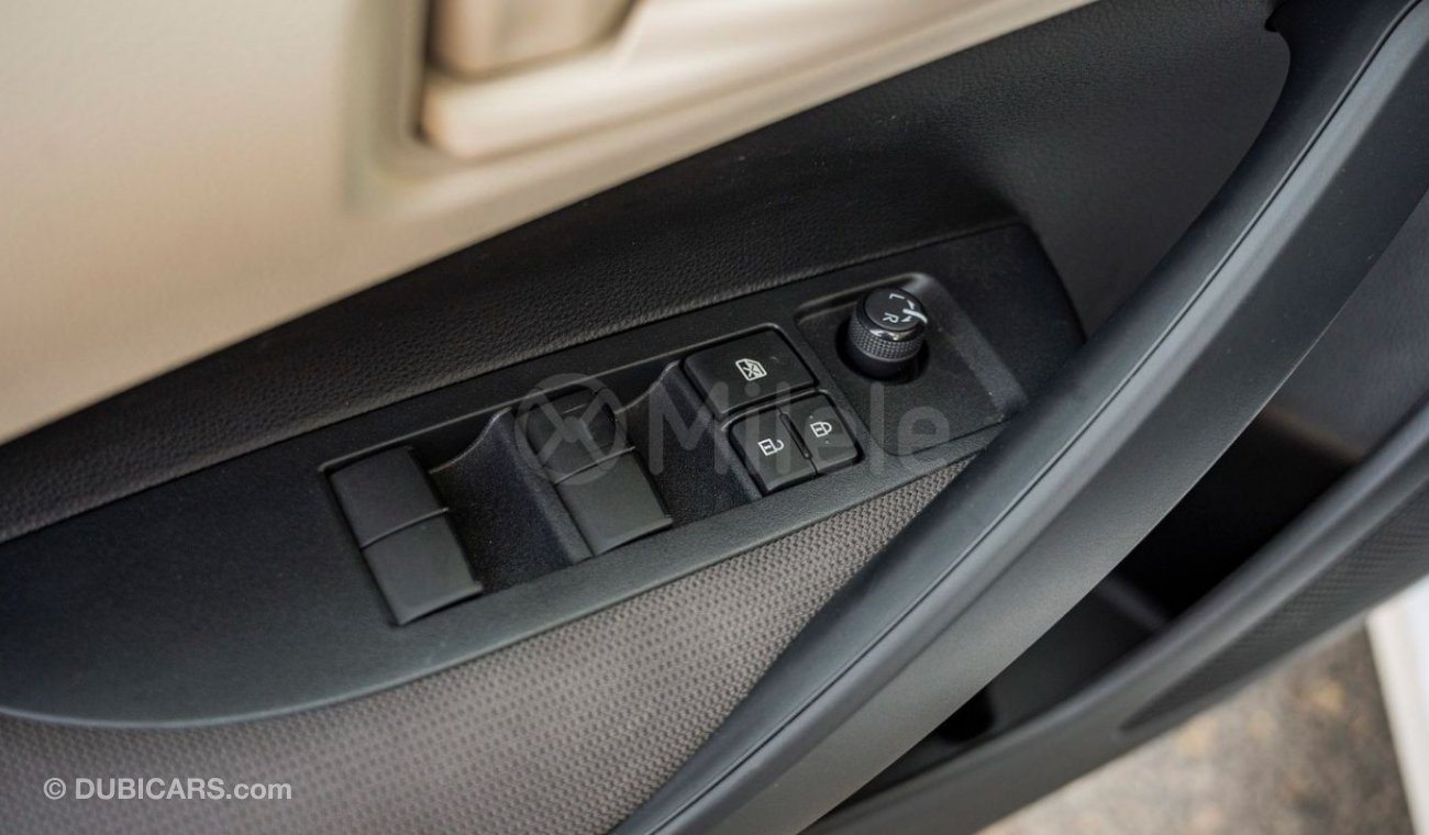 تويوتا كورولا 1.6L PETROL: REAR PARKING SENSOR, CRUISE CONTROL, FABRIC SEATS