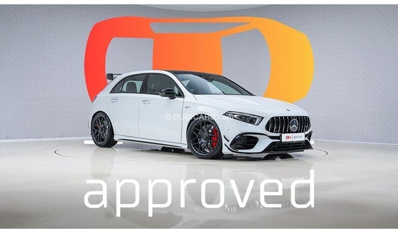 مرسيدس بنز A 45 S AMG 4Maticplus - Warranty until Apr 2026 - Approved Prepared Vehicle