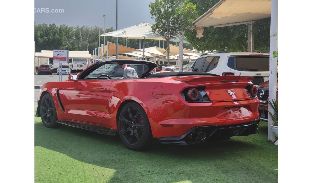 Ford Mustang Ford Mustang 2018 Red 2.3L كيت شيلي مع تزويدات كامله