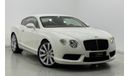 بنتلي كونتيننتال جي تي V8 2013 Bentley Continental GT V8, Service History, Low Kms, Excellent Condition, GCC