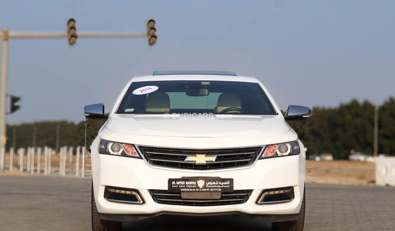 شيفروليه إمبالا Chevrolet impala V6 2018 full option GCC , accident-free excellent condition, 1175 pm