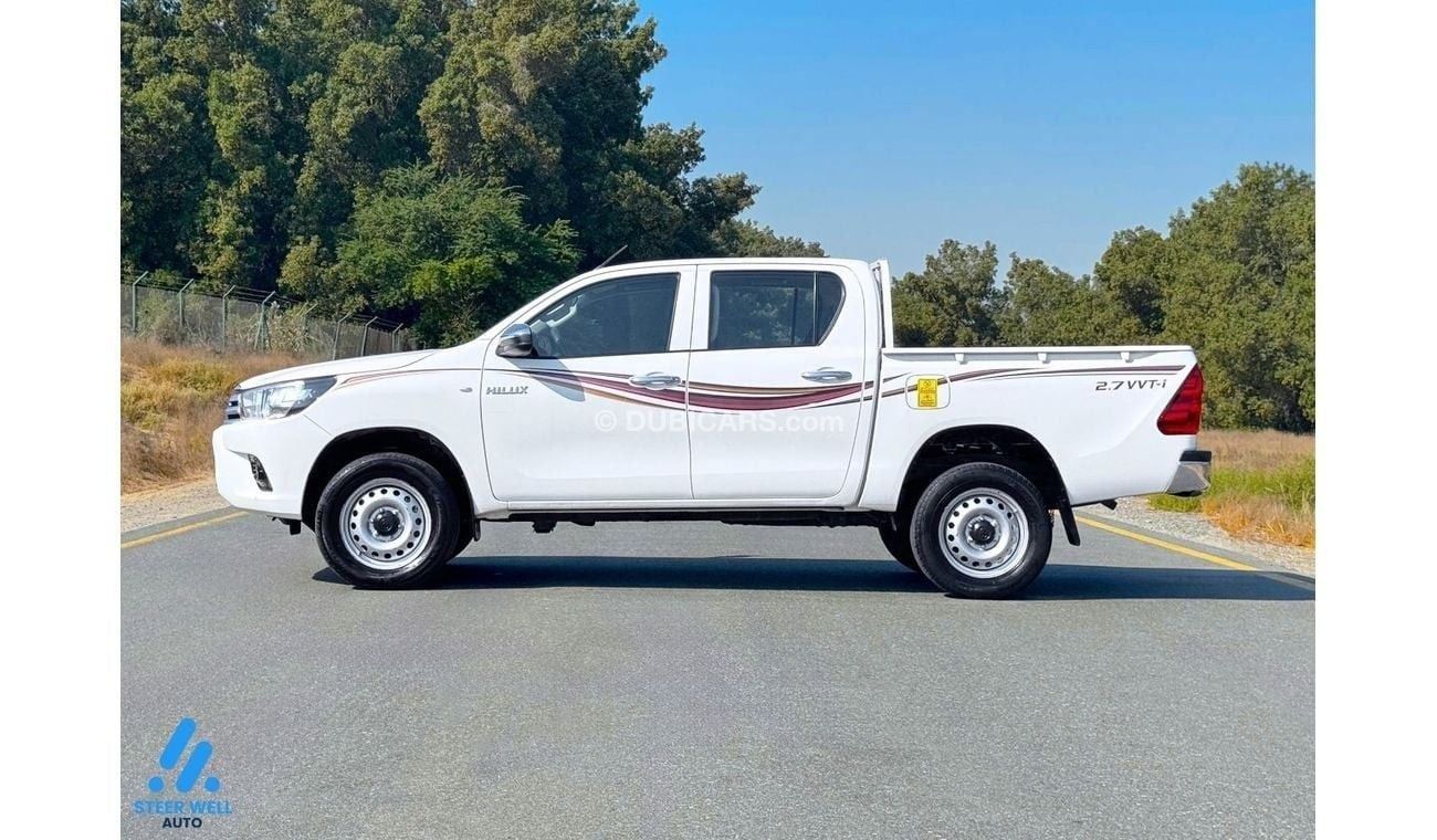 تويوتا هيلوكس GL 2.7L Double Cab Utility 4WD MT  Reliable Condition / GCC Specs / Ready to Drive / Book Now!