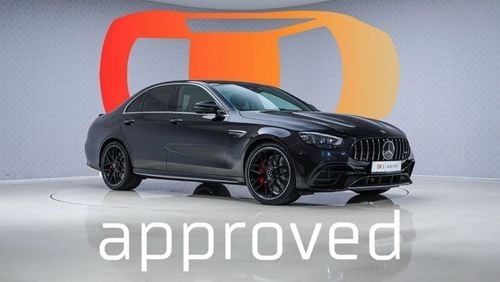 مرسيدس بنز E 63 AMG S 4Matic - 2 Year Warranty - Approved Prepared Vehicle