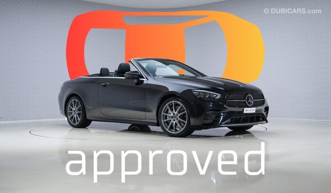 مرسيدس بنز E 450 AMG Line Cabriolet - 2 Years Warranty - Approved Prepared Vehicle