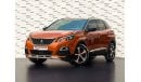 Peugeot 3008 AED 865 PM • 3008 GT-LINE • LOW KMS • GCC SPECS • FULLY LOADED TOP OPTION