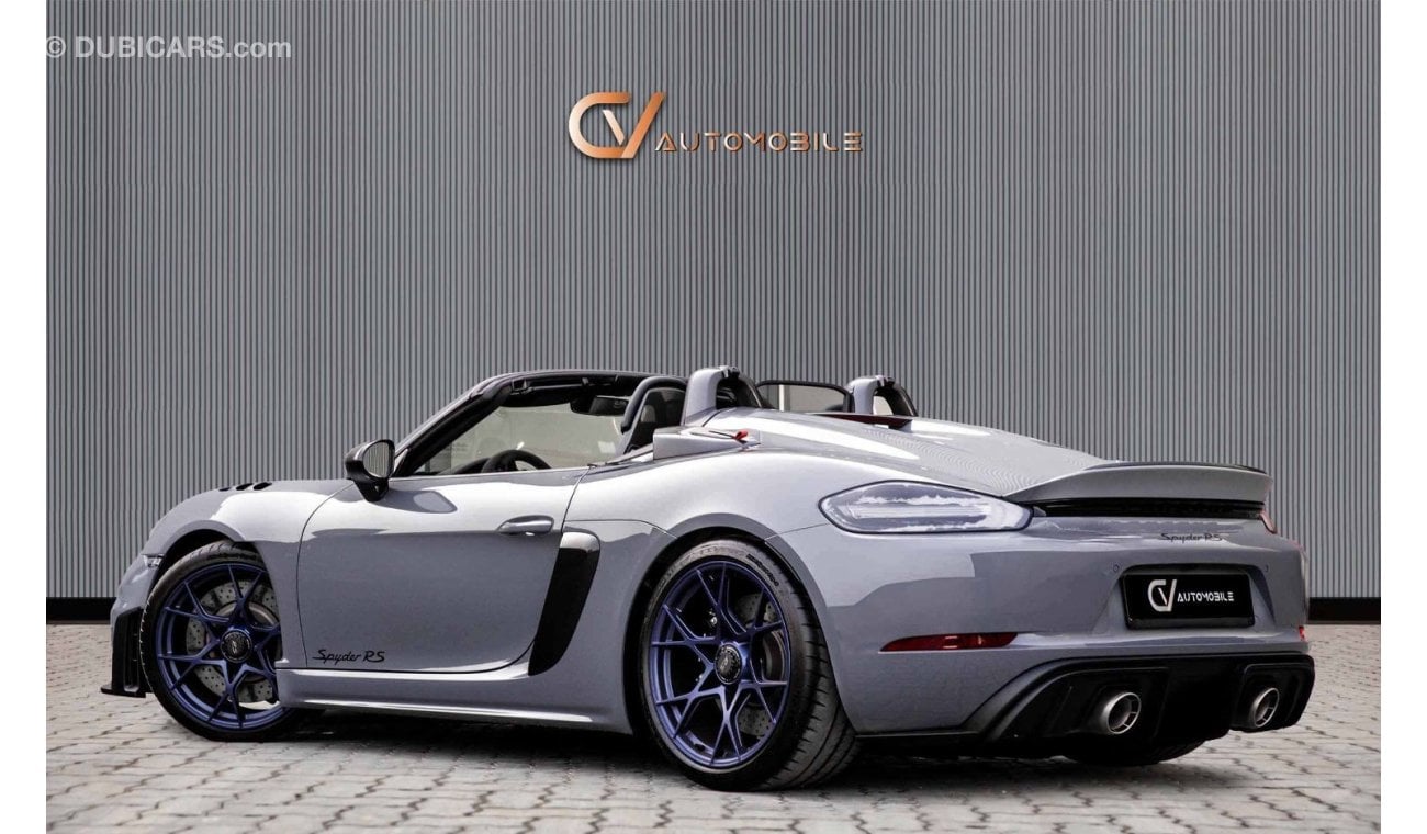 Porsche 718 Boxster Spyder RS - GCC Spec - With Warranty