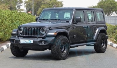 Jeep Wrangler Unlimited Sport S Turbo , 2024 GCC , 0Km , With 5 Years Warranty & 3 Years Service @Official Dealer