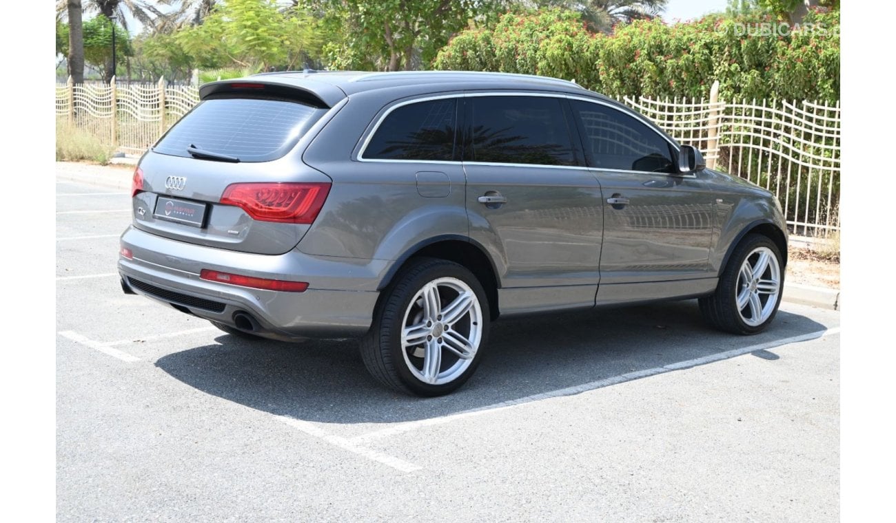 Audi Q7 TFSI quattro S-Line 0% DP - FSH - AUDI Q7 S-LINE 3.0SC 2015 - FIRST OWNER - WELL MAINTAINED - GCC